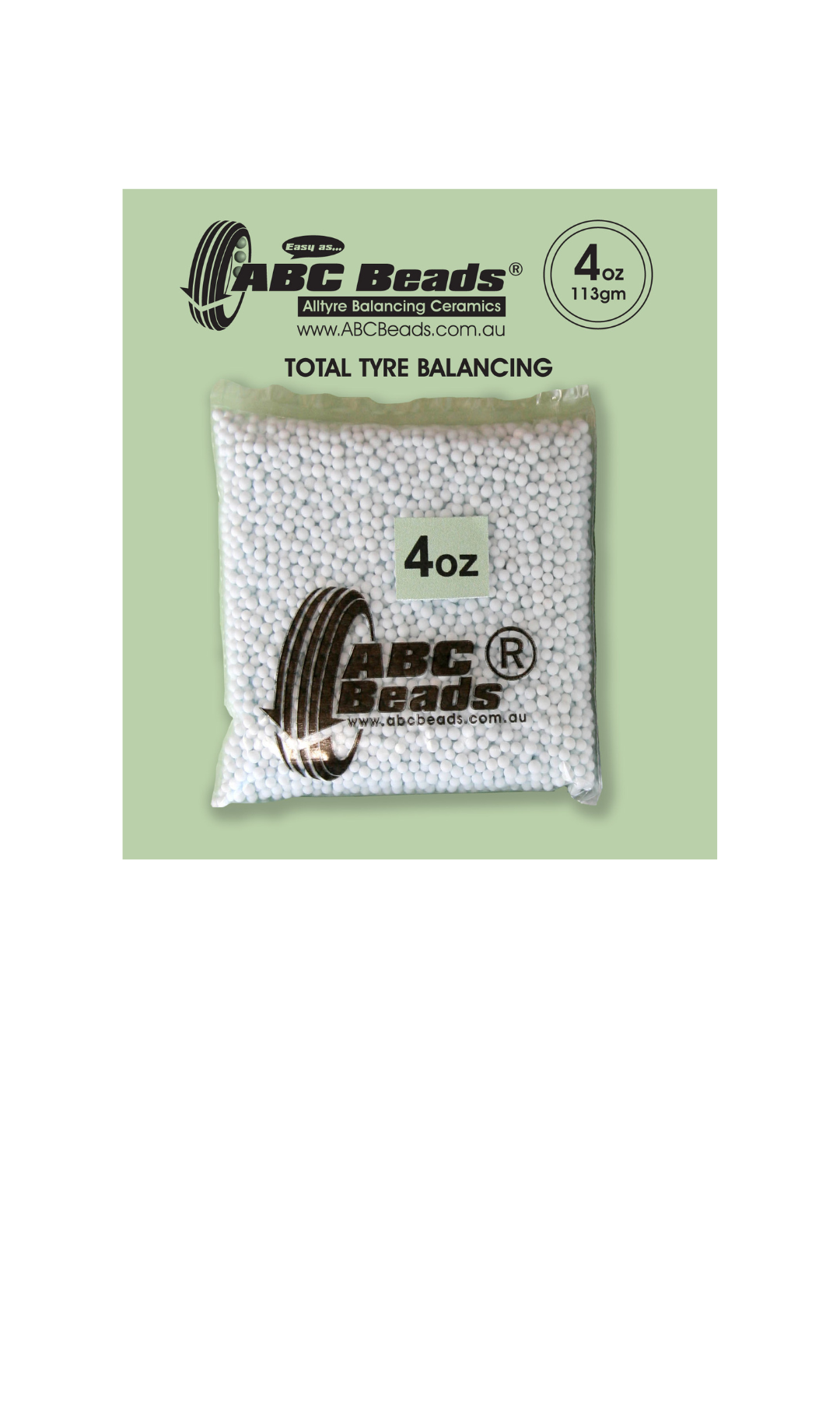 4oz (113gm) BAG of 2mm PREMIUM ABC TYRE BALANCING BEADS – ABC